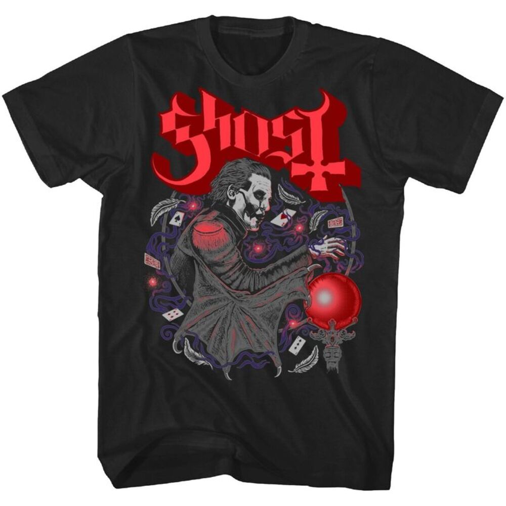 Ghost - Ghost - Copia Magic Cards T-Shirt - XL Black TS4407GOSA4  APPAREL